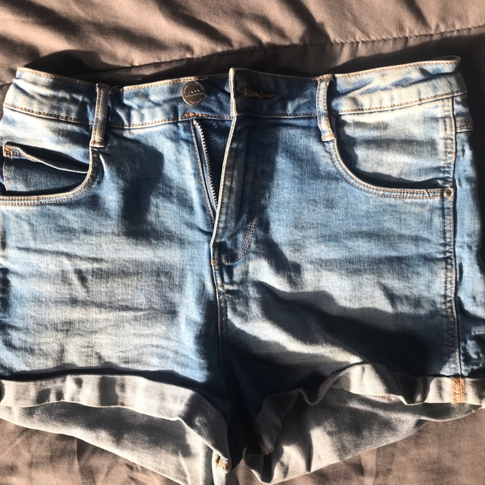 Zara denim shorts